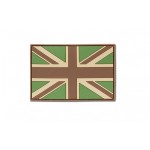 Шеврон Флаг Великобритании ПВХ 5*8 мультикам